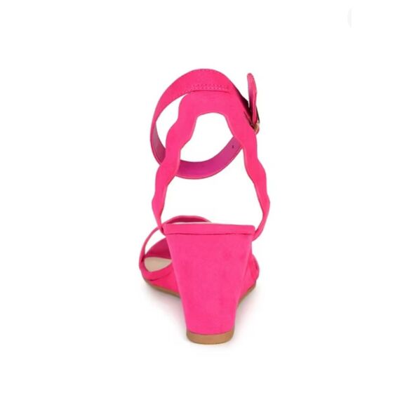 Steve Madden Journee Collection Womens Loucia Buckle Ankle Strap Wedge Sandals - Picture 3 of 9